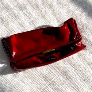 GoldenBleu fold-over, patent leather clutch!